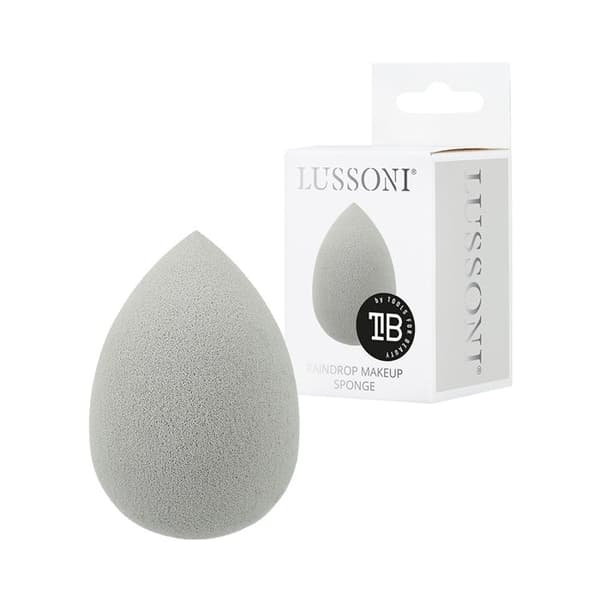 Lussoni Makeup Grey Raindrop Sponge - droppformad sminksvamp
