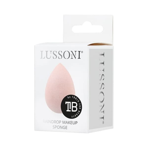 Lussoni Makeup Pink Raindrop Sponge - rosa regndroppes sminksvamp