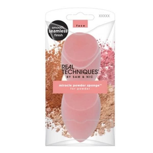 REAL TECHNIQUES - Real Techniques Miracle Powder Svamp Set 2 delar