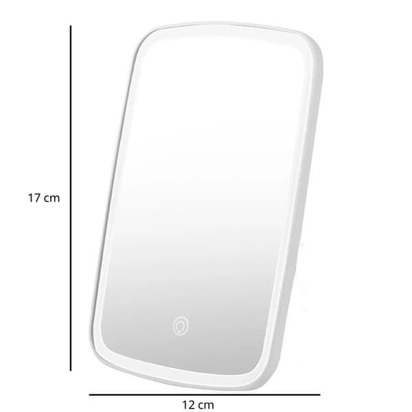 Stilren LED Sminkspegel med Touch-Kontroll