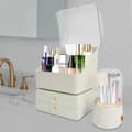 Miniatyrbild 3 av 5: Makeup Organizer, Rymlig Förvaringsplats, Hållbart Plastmaterial, Elegant Design