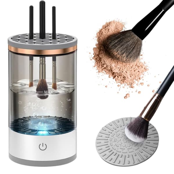 Automatisk vask og tørring af makeupbørster