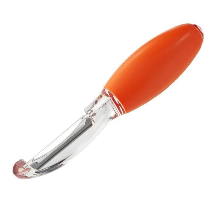 TEFAL FRESH KITCHEN Skræl kompakt størrelse K0611714 20x9x3cm gennemsigtig og orange