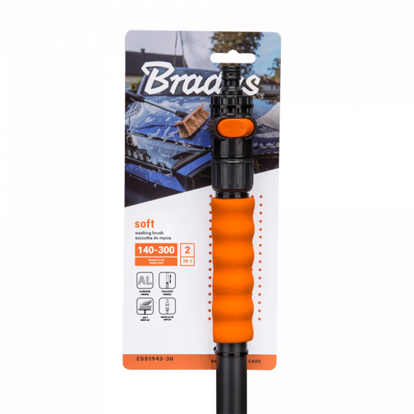 SOFT CAR WASHER WITH TELESCOPIC VALVE 180-300cm 2-PLANE