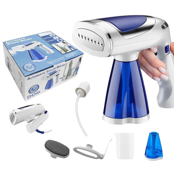 Dampfbørste, 1600 W effekt, 250 ml vandtank, sammenklappeligt design
