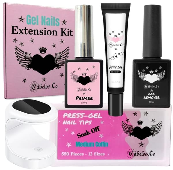 Press-on Gelenaglar Tippar Kit