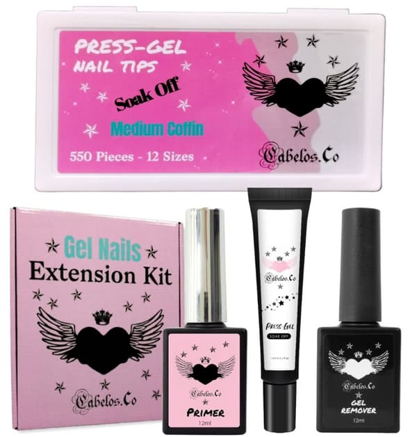 Press-on Gelenaglar Tippar Kit