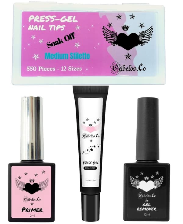 Press-on Gelenaglar Tippar Kit