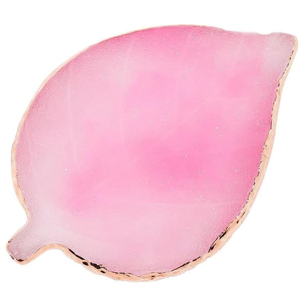 Penselställ / blandningsyta / display - Löv - Rosa