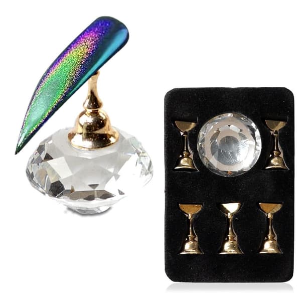Tipp display - Magnetisk - Kristall kula / Guld #4