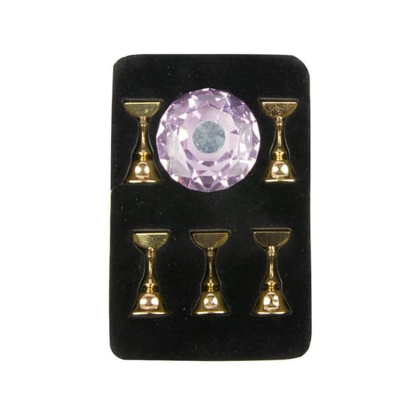Tipp display - Magnetisk - Kristall kula / Guld #5