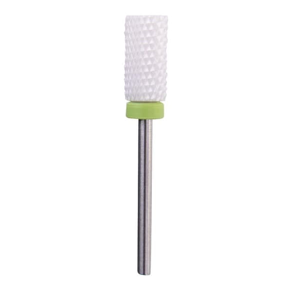 Keramisk slip bits - Vit / Grön - Stor Cylinder - C 3/32