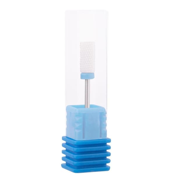 Keramisk slip bits - Vit / Blå - Stor Cylinder - M 3/32