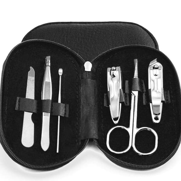 Praktiskt Hållbart Nagelverktygs Set (6st Verktyg)
