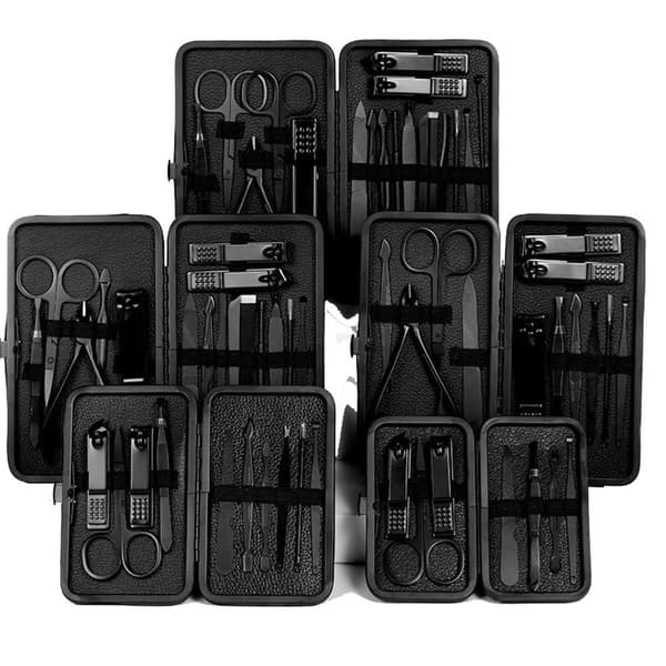 Praktiskt Slittåligt Manikyr/Pedikyr Kit 18-Pack