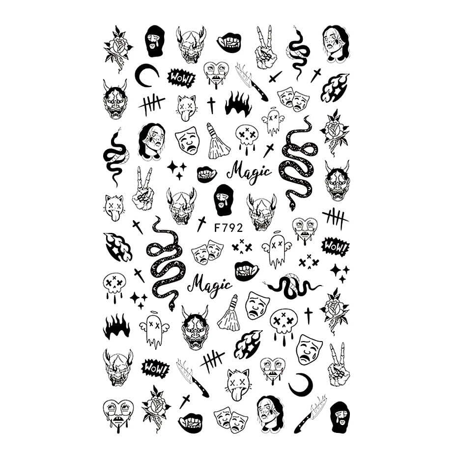 Ark med Nagelstickers