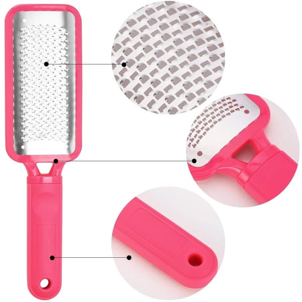 Metall fotfil - Rosa - Längd 28 cm