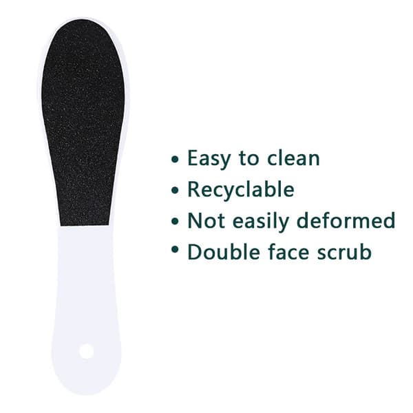 Foot Fil Callus Remover Dobbeltsidig fotskrubber for død hud