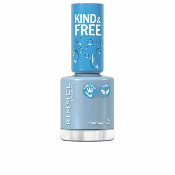 nagellack Rimmel London Kind & Free 152-tidal wave blue (8 ml)