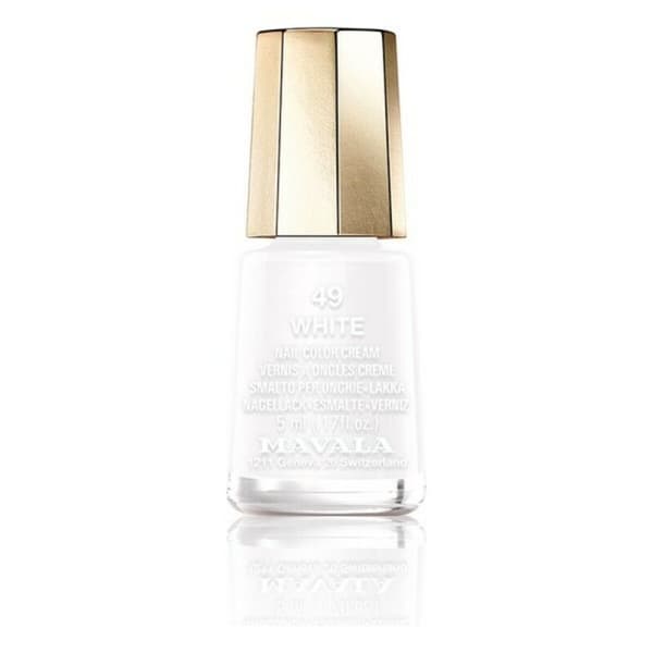 Nagellack Nail Color Mavala 49-white (5 ml)