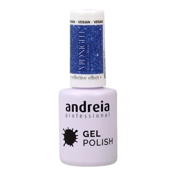Halvpermanent Nagellack Andreia Polish Reflective Colors Md1 Blå 10,5 ml