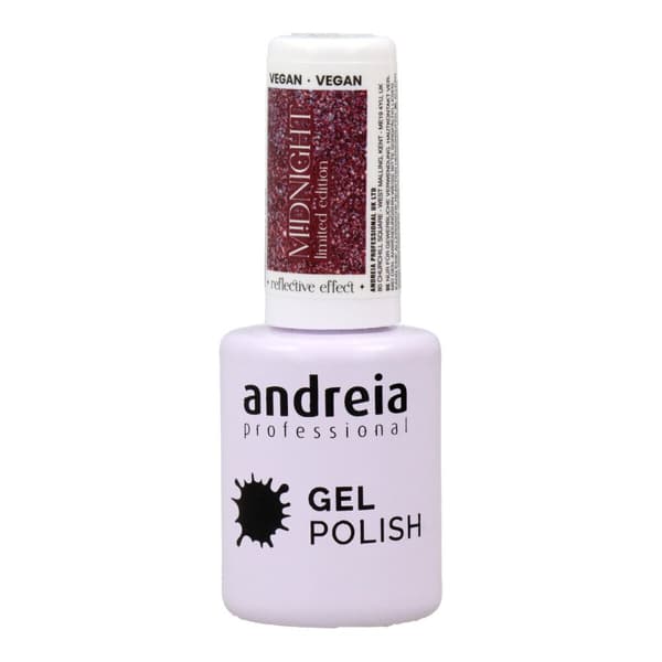 Neglelak Semi-permanent Andreia Polish Reflective Colors Md3 Rød 10,5 ml
