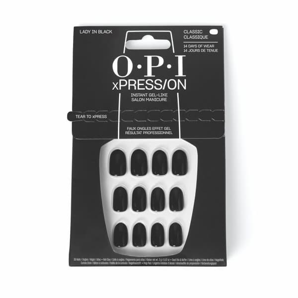 Lösnaglar Opi #Lady in Black Lady In Black 30 Delar