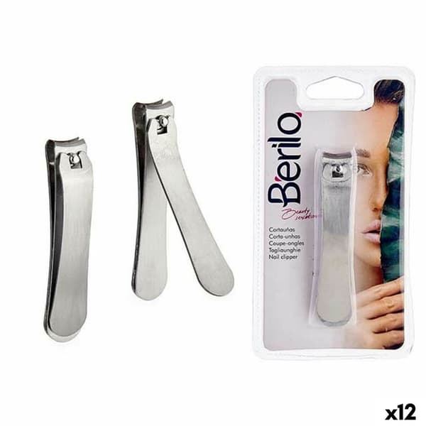 Nagelklippare Berilo 1703240 Silvrig Metall (12 antal)