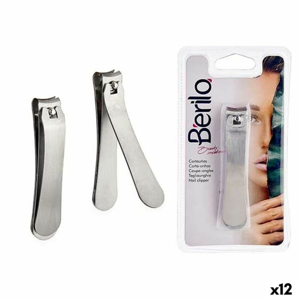 Nagelklippare Berilo 1703240 Silvrig Metall (12 antal)