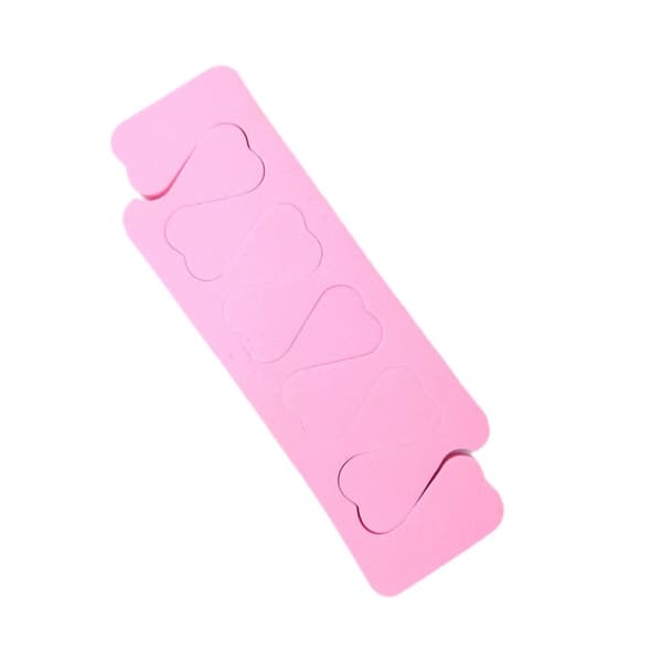 Pedikyyrin jalkaterän erottimet, pinkit, 2 kpl. - 1 pari