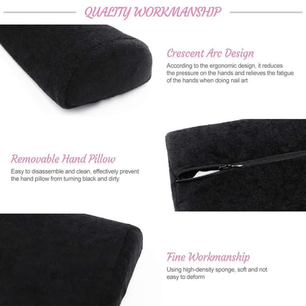 Neglepude håndledsstøtte manicure uv-gel akryl neglestøtte
