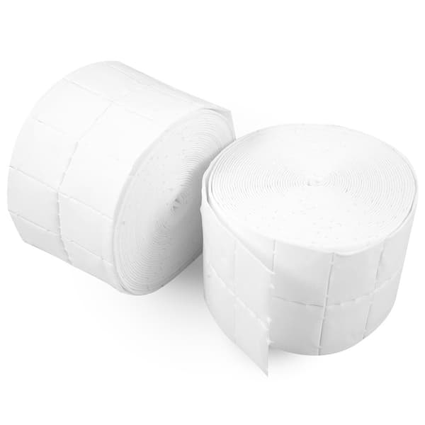 2x500 lofrie puter, neglekluter på rull
