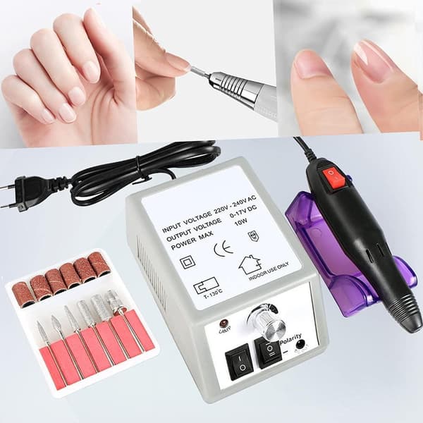 Elektrisk neglefil med 54 tilbehør - Pedicure / Manicure