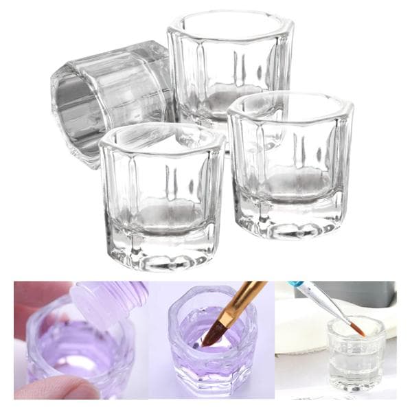 Diskkopp - Dappen dish - Crystal Glass cup - Acrylic Liquid 1st
