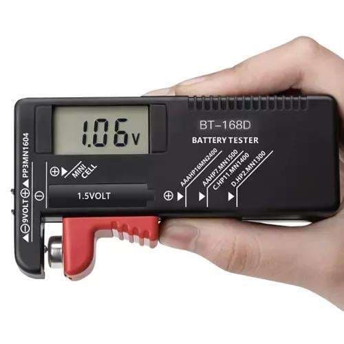 Batteritester med LCD - Batteritester -