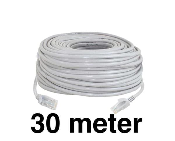 30m - Nätverkskabel - Cat5e - Internetkabel
