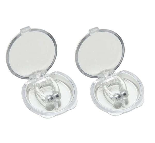 Anti-snarkning näsklämma - Silikon 2-pack - Magnetiska