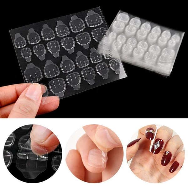 240 stk Dobbeltsidet False Nail Art Tape Lim - Neglelim