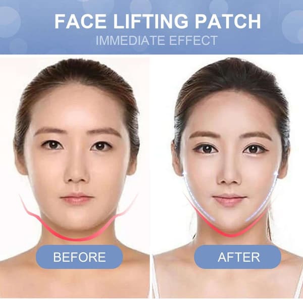 Invisible Face Stickers V-Shape - 40 stk Refill tape