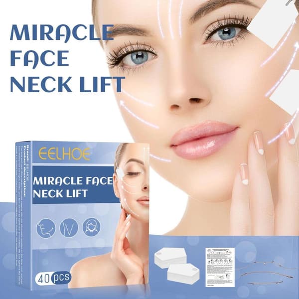 Invisible Face Stickers V-Shape - 40 stk Refill tape