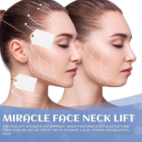 Invisible Face Stickers V-Shape - 40 stk Refill tape