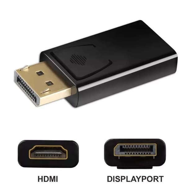 HDMI til DisplayPort-adapter - nem tilslutning