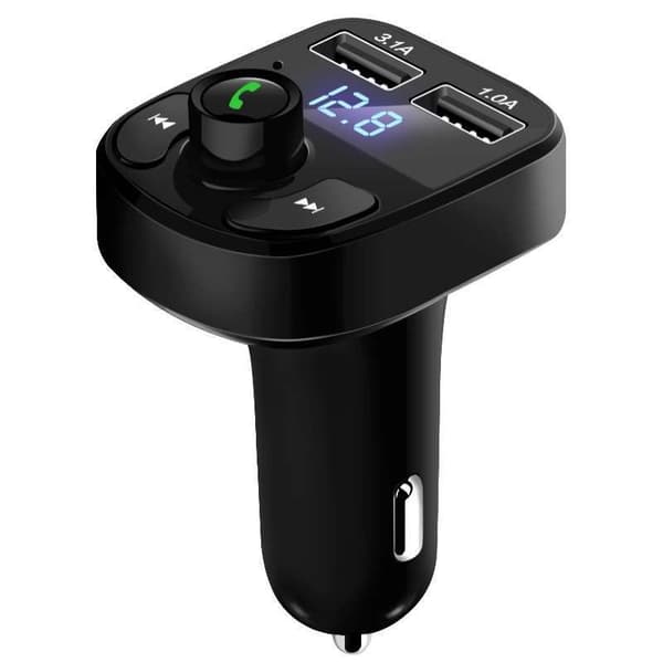 FM-sändare X8 med Bluetooth och Handsfree – Trådlös Musik