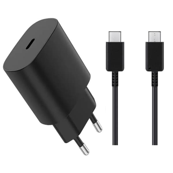 Samsung Oplader Hurtigoplader - Adapter + Kabel 25W USB-C 2m
