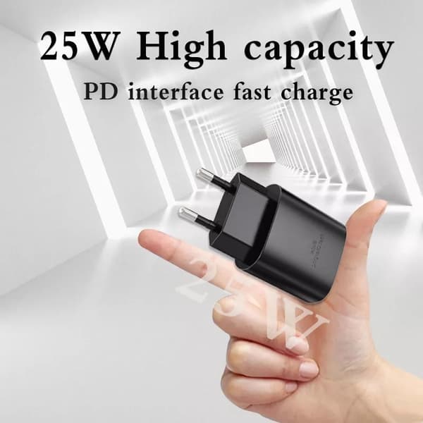 Samsung Oplader Hurtigoplader - Adapter + Kabel 25W USB-C 2m