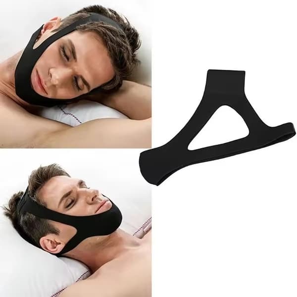 Anti Snoring Hakrem - Stoppa Snarkning med Justerbart Snarkningsbälte