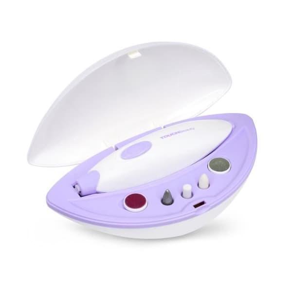 TOUCHBeauty® TB-1039 5-IN-1 elektrisk manikyr/pedikyrset för kvinnor Nagelfilning och polering med 2 hastighetsnivåer