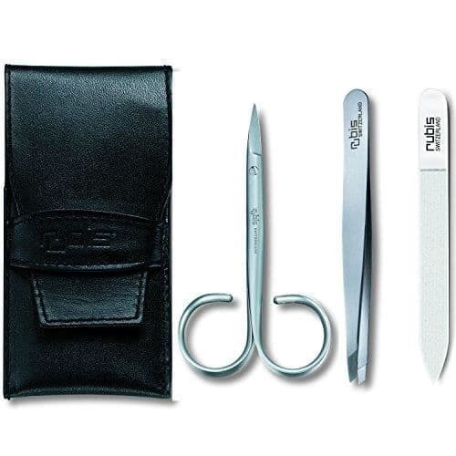 Victorinox Rubis 3-delad manikyrset med läderfodral