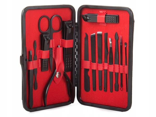 MANIKYR PEDICURE VERKTYGSSATS SET 16 EL
