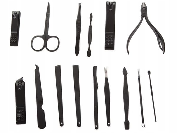 MANIKYR PEDICURE VERKTYGSSATS SET 16 EL